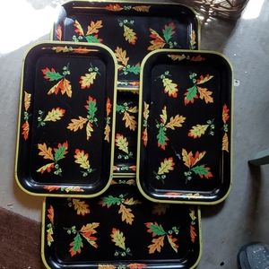 Vintage Set of 5 trays